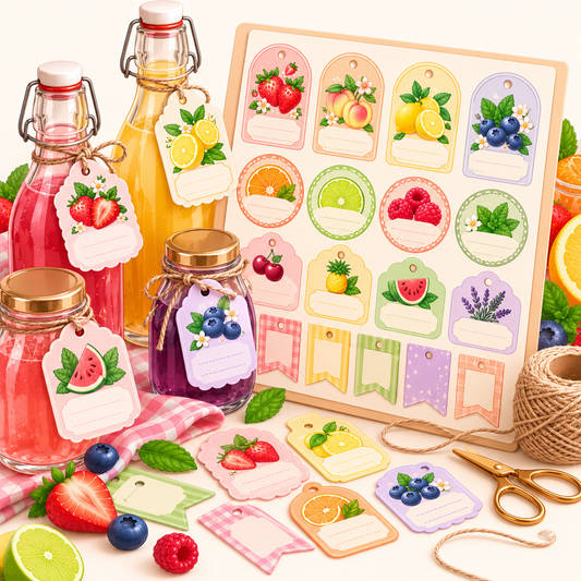 Bottle Labels & Flavor Tags