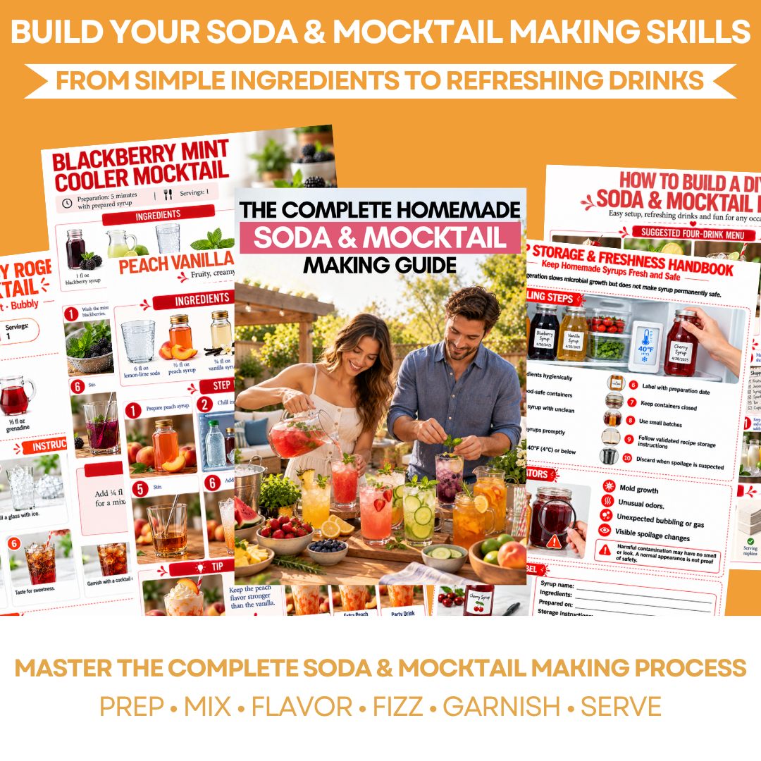 The Complete Homemade Soda & Mocktail Making Guide